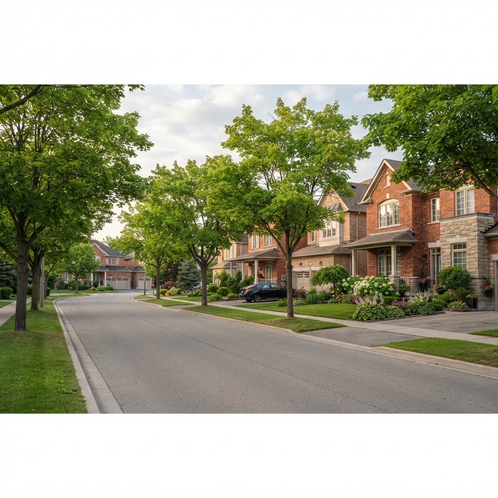 A quiet Mississauga residential street
